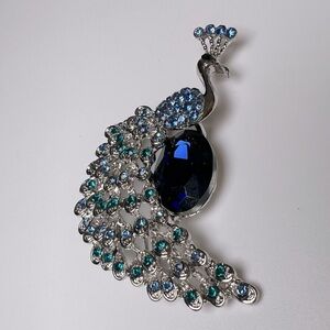 Peacock Brooch